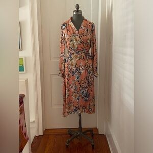 FRNCH Paris Floral Wrap Dress